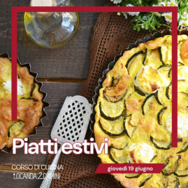 Corso di cucina – PIATTI ESTIVI
