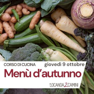 Corso di cucina – Menù d’autunno